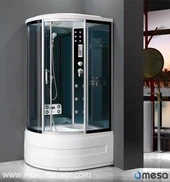 Всички в един душ кабини с вана и пара