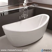 Плавателни съдове за плавателни съдове Форма за свободно стоящи твърди вани с централен дренаж