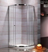 Секторен ъгъл Модерен дизайн Вградена плъзгаща душ кабина