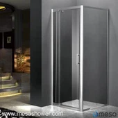 Регулируем душ кабина от закалено стъкло с алуминиева рамка